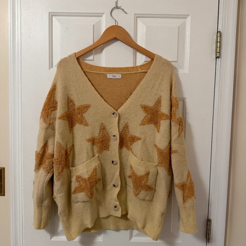 Talulah Star Oversized Drop Shoulder Cardigan Size S
